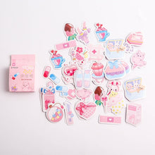 Load image into Gallery viewer, 40 Pcs/Pack Kawaii Flowers Pattern Decoracion Diary Christmas Stickers Scrapbooking Stationery Sticker Student Supplies