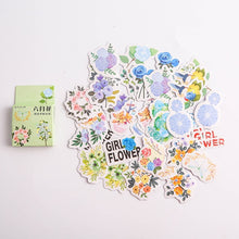 Load image into Gallery viewer, 40 Pcs/Pack Kawaii Flowers Pattern Decoracion Diary Christmas Stickers Scrapbooking Stationery Sticker Student Supplies