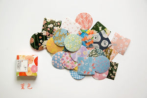 40 Pcs/Pack Kawaii Flowers Pattern Decoracion Diary Christmas Stickers Scrapbooking Stationery Sticker Student Supplies