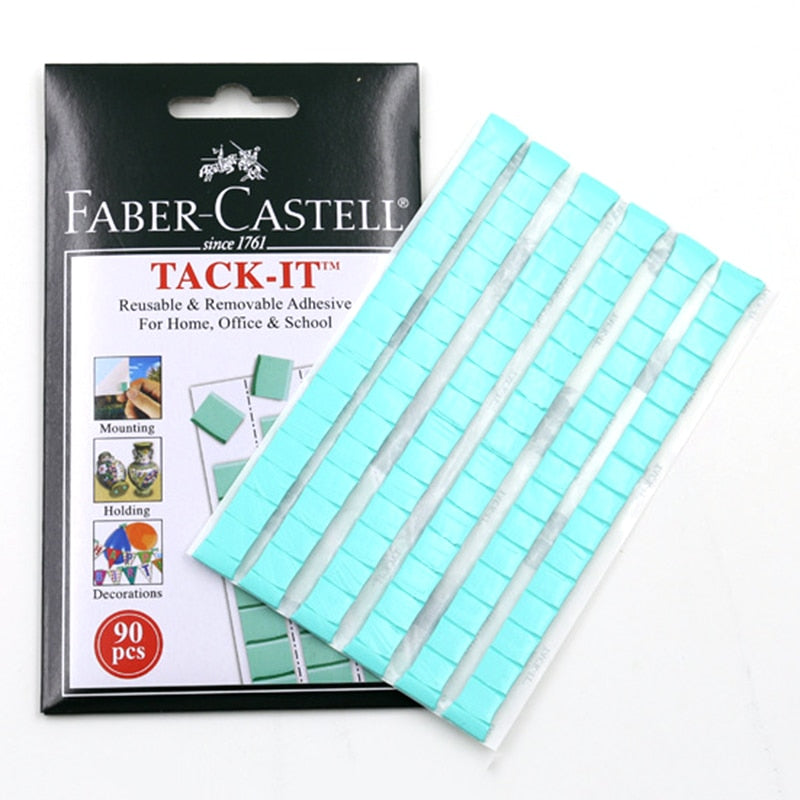 Blue Tack It Multipurpose Adhesive Clay Reusable adhesive for home office  school Removable Adhesive Putty Tabs 50g 90pcs