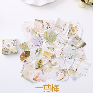 40 PCS/box Mini Cartoon Paper Sticker Decoration Decal DIY Album Scrapbooking Seal Sticker Kawaii Stationery Gift Material Escol