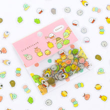 Load image into Gallery viewer, 80 pcs/bag Japanese Stationery Stickers Cute Cat Sticky Paper Kawaii PVC Diary Bear sticker For Decoration Diary Scrapbooking