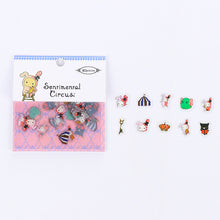 Load image into Gallery viewer, 80 pcs/bag Japanese Stationery Stickers Cute Cat Sticky Paper Kawaii PVC Diary Bear sticker For Decoration Diary Scrapbooking